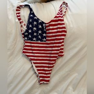 USA flag onesie